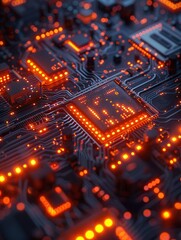 Obraz premium Investigate the advancements in nanoelectronics