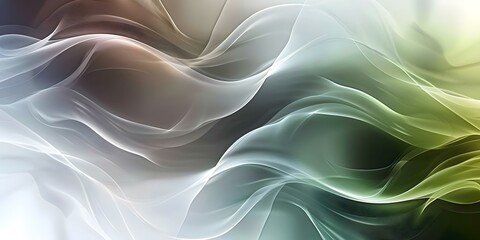 Obraz premium Abstract geometric background with white grey and green shades and subtle noise. Concept Geometric Design, Abstract Background, White Grey Green, Subtle Noise