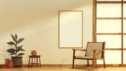 Fototapeta premium Modern residential, hotel, and homestay interior spaces