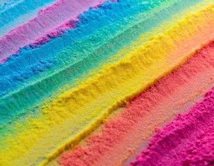 rainbow colored powder texture close up macro
