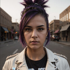 Fototapeta premium Punk Girl