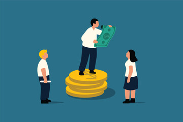 Payroll Announcement, Earnings, Employee Payday. Office Accounting Administrative.