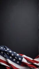 Fresh Perspective on USA Flag Memorial Days Background Suitable for Graphic Resources Banner. Copy Space