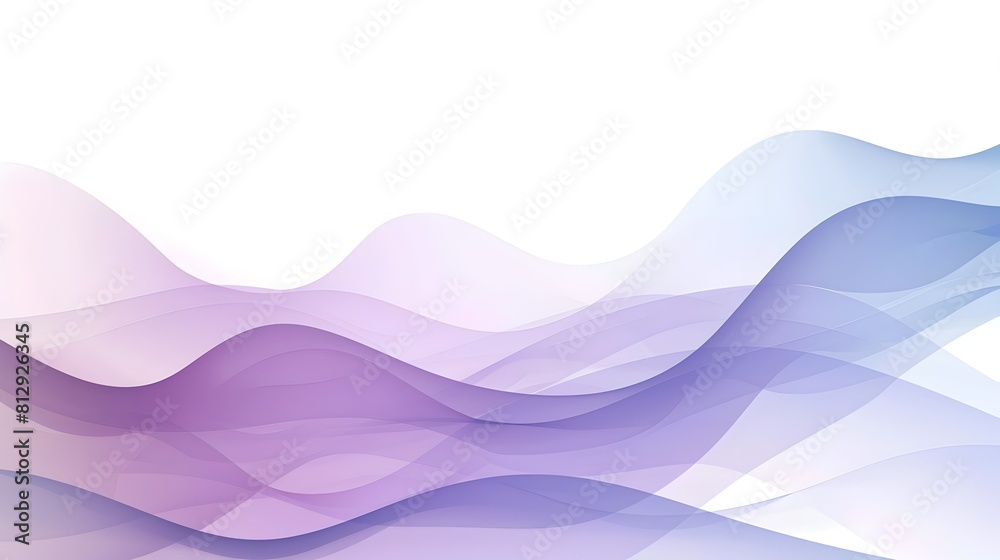 Aufkleber Serene Geometric Abstract Backdrop with Fluid Gradients and Generous Copyspace for Visually Striking Branding and Design Projects
