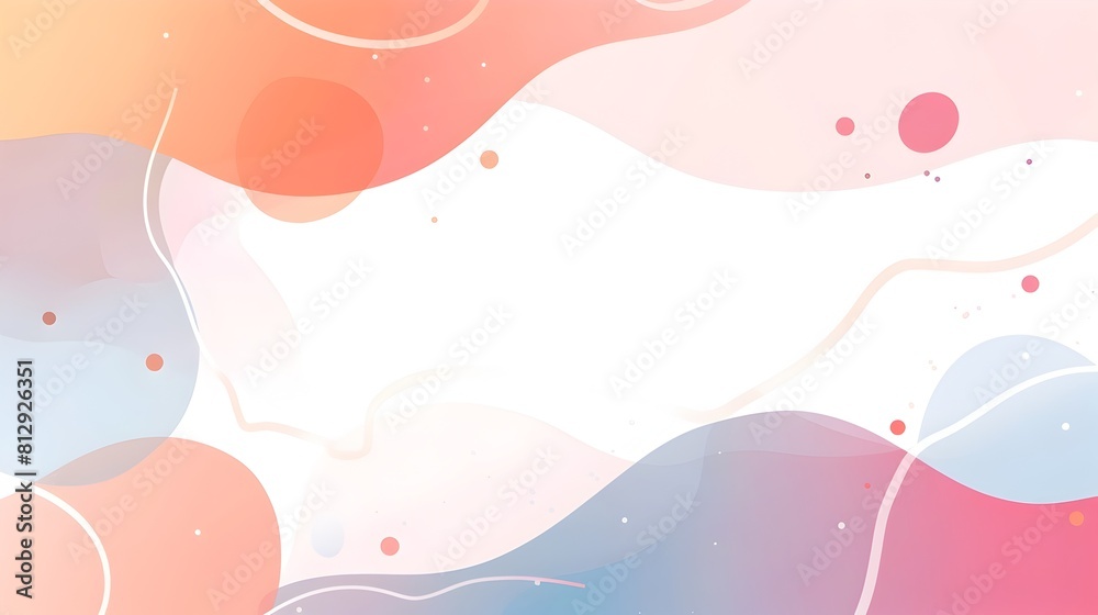 Leinwandbilder soft geometric gradient background with generous copyspace for digital design and artwork descriptio