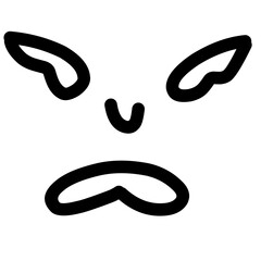 Emoticon Hand Drawn Illustration 