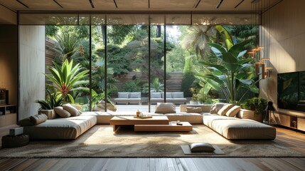 Modern residential, hotel, and homestay interior spaces