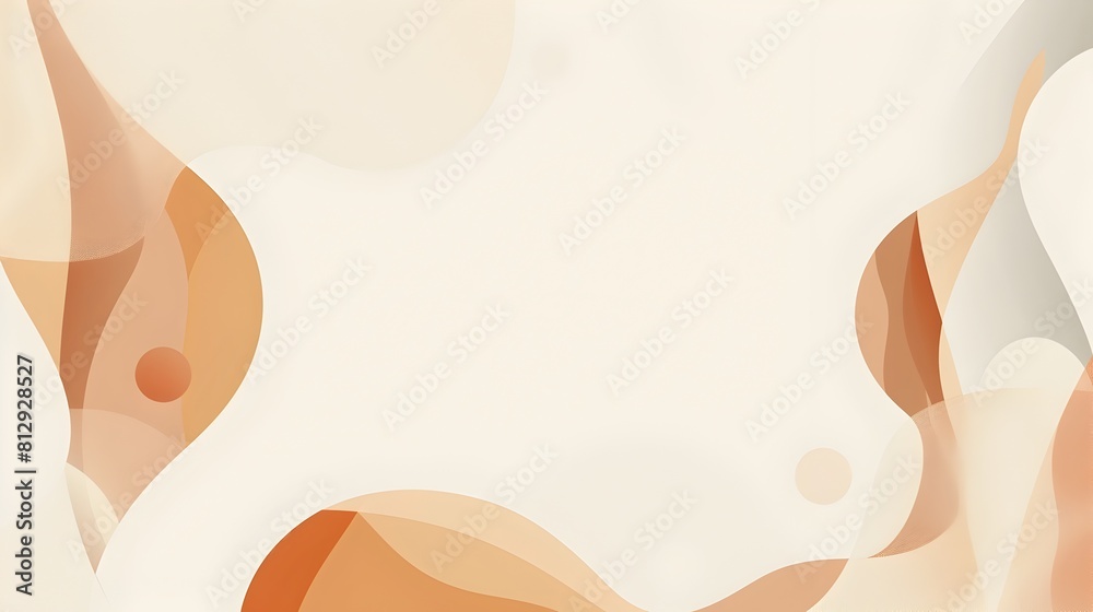 Aufkleber Earthy Toned Geometric Abstract Background for Versatile Design Usage