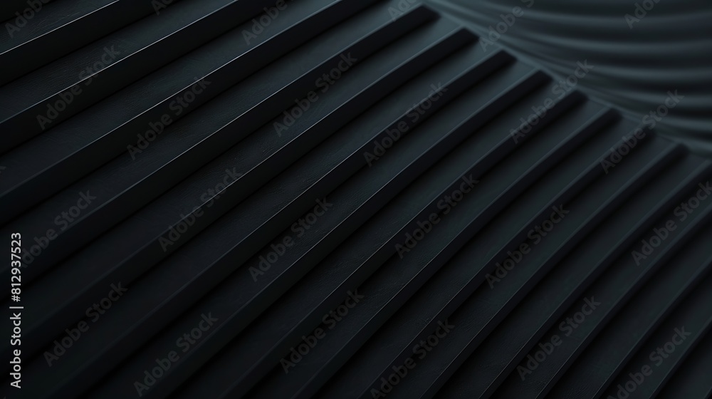 Aufkleber Abstract background with stripes and paper texture Black color : Generative AI