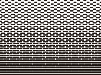 Black and white lines transition to disappear. For backgroud design element. Vector Format 