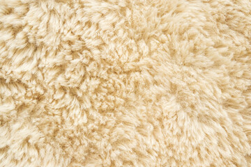Brown fluffy fur fabric wool texture background