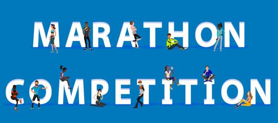 Obraz premium People on 