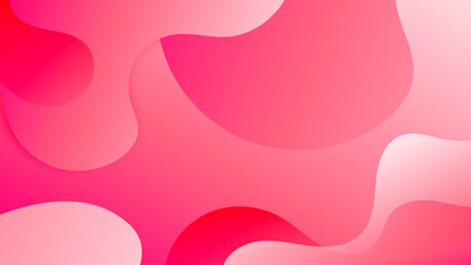 Pink abstract background with hearts