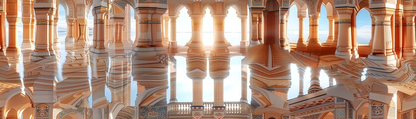 Immerse the audience in a blend of traditional artistry and digital techniques