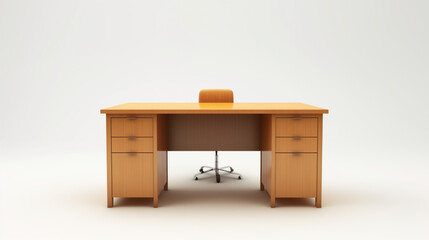 3D desk, isolated, shining, high quality