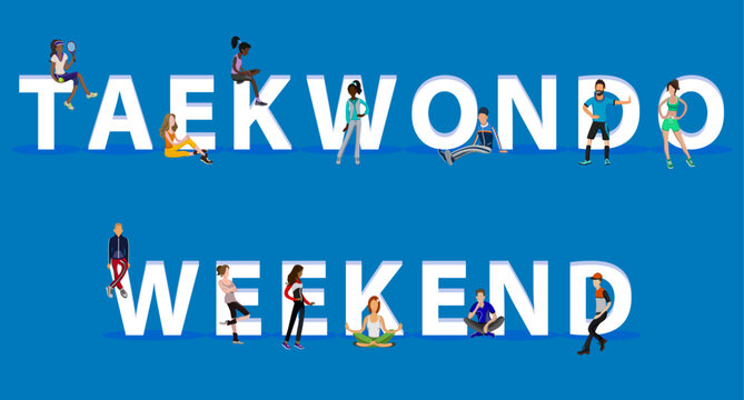 People on "Taekwondo Weekend" for Web, Mobile App