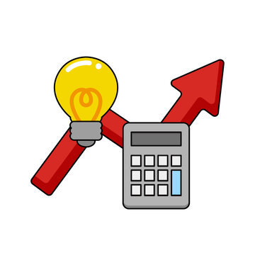 recommend clip art: 光熱費の値上げイメージのイラスト