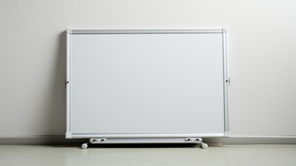 Whiteboard, isolated, white backdrop, high quality