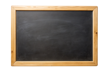 Blackboard isolated on a transparent background