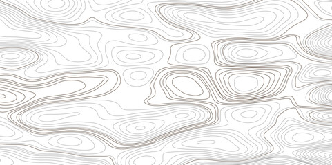 Topographic contour map. paper texture design