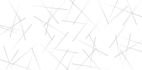 Chaotic abstract line seamless pattern. Random geometric line seamless pattern. Black outline monochrome texture. Vector illustration.