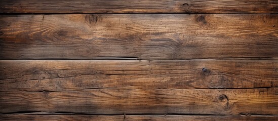 Naklejka premium An aged wooden surface with a textured background perfect for adding text or elements in the copy space image
