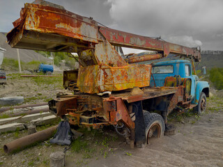 excavator at work