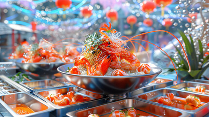 Soft Power in cuisine, global food festival, diverse culinary stalls, international ch