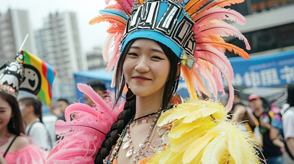 Soft Power in cultural festivals, global cultural celebrations, diverse traditions, cultural performances, vibrant costumes