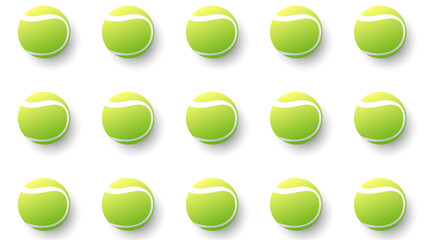 Green tennis ball background .isolated on white background, Illustration for Tennis sports concept, Vector Illustration EPS 10