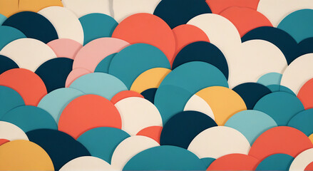 seamless pattern with colorful balloons