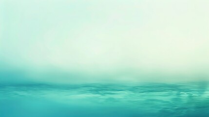 Obraz premium An abstract gradient of ocean blue blending into a soft mint green
