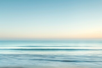 Fototapeta premium A serene gradient of sky blue blending seamlessly into a soft grey