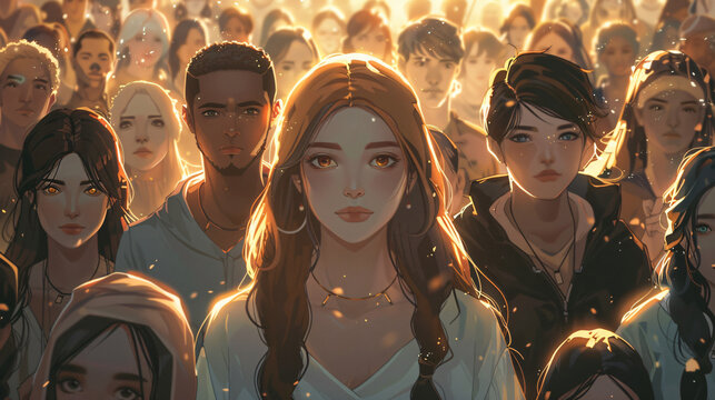 Soft Power in social justice, international advocacy groups, diverse activists, global causes, community support, high-resolution, professional grade, editorial quality, social impact, activism - (1)