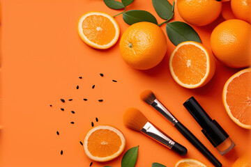 Mango Fruit on Orange Background | Fresh Produce Design | Juicy Mango, Tropical Flavor, Vibrant Orange, Exotic Fruit, Healthy Eating
