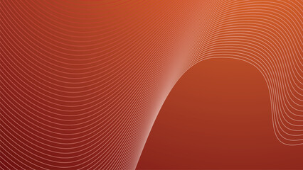 Red gradient abstract background with curve line