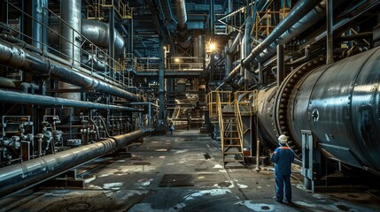 Oil and gas industrial facility