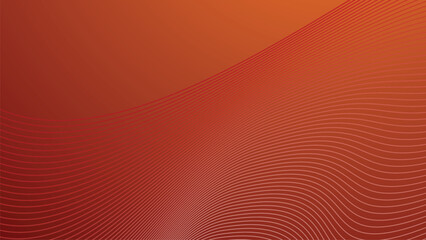 Red gradient abstract background with curve line