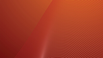 Red gradient abstract background with curve line