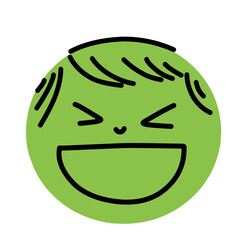 Emoticon hand drawn Illustration 