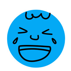 Emoticon hand drawn Illustration 