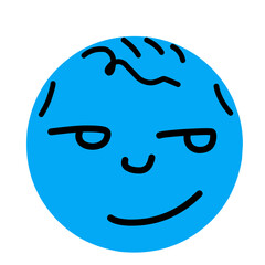 Emoticon hand drawn Illustration 