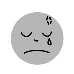 Emoticon hand drawn Illustration 