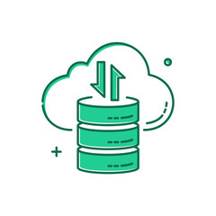 Data Science , Data Analysis, Data Mining, Vector Illustration Icon Design