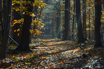 autumn in the forest