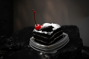 cake with cherry