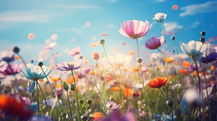 flowers in the field