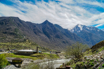 landscape in the mountains