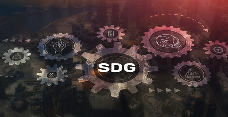 SDG - Sustainable Development Goals. A shared plan for peace and prosperity for people and planet...