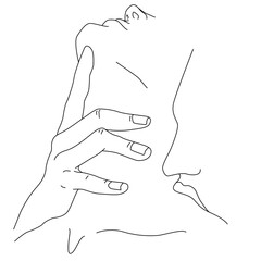 people kissing and hugging 